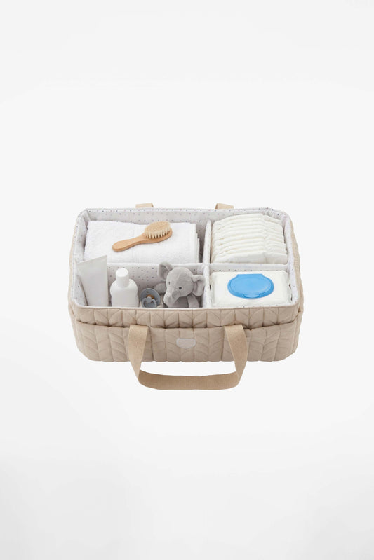 CADDY BAG Changing Organizer Bag - Quilted Beige