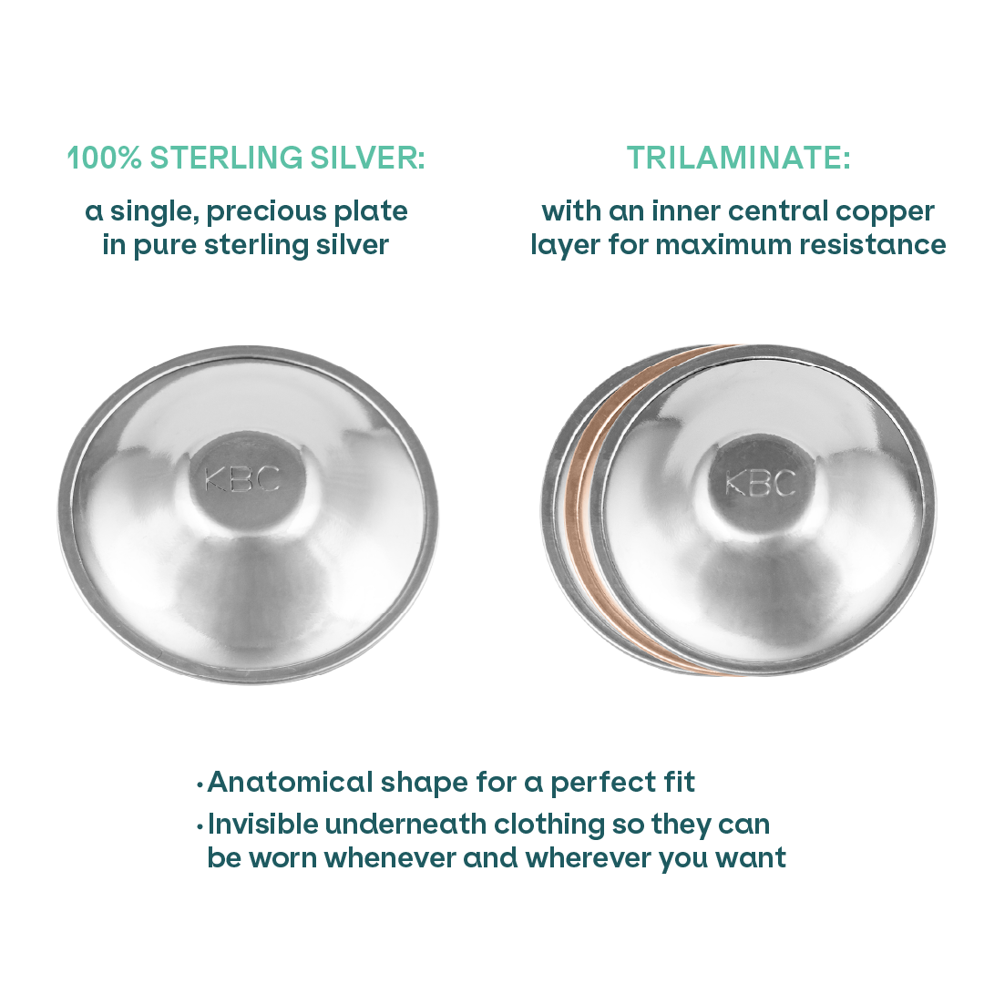 Silver nipple shields Koala Silver Cups