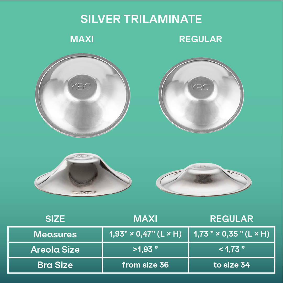 Silver nipple shields Koala Silver Cups