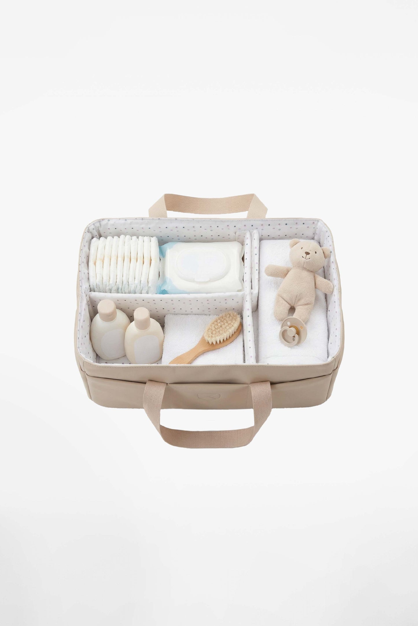 caddy bag changing organizer bag - gum beige
