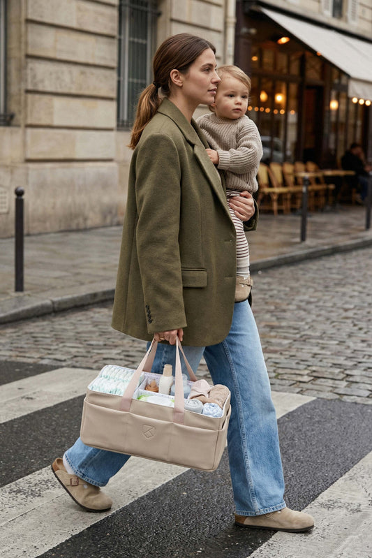 CADDY BAG Changing Organizer Bag - Gum Beige