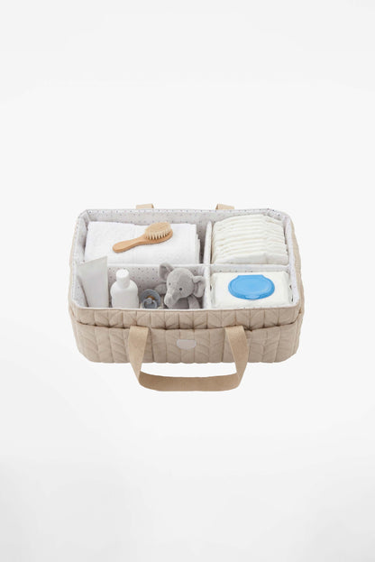 CADDY BAG Changing Organizer Bag - Quilted Beige