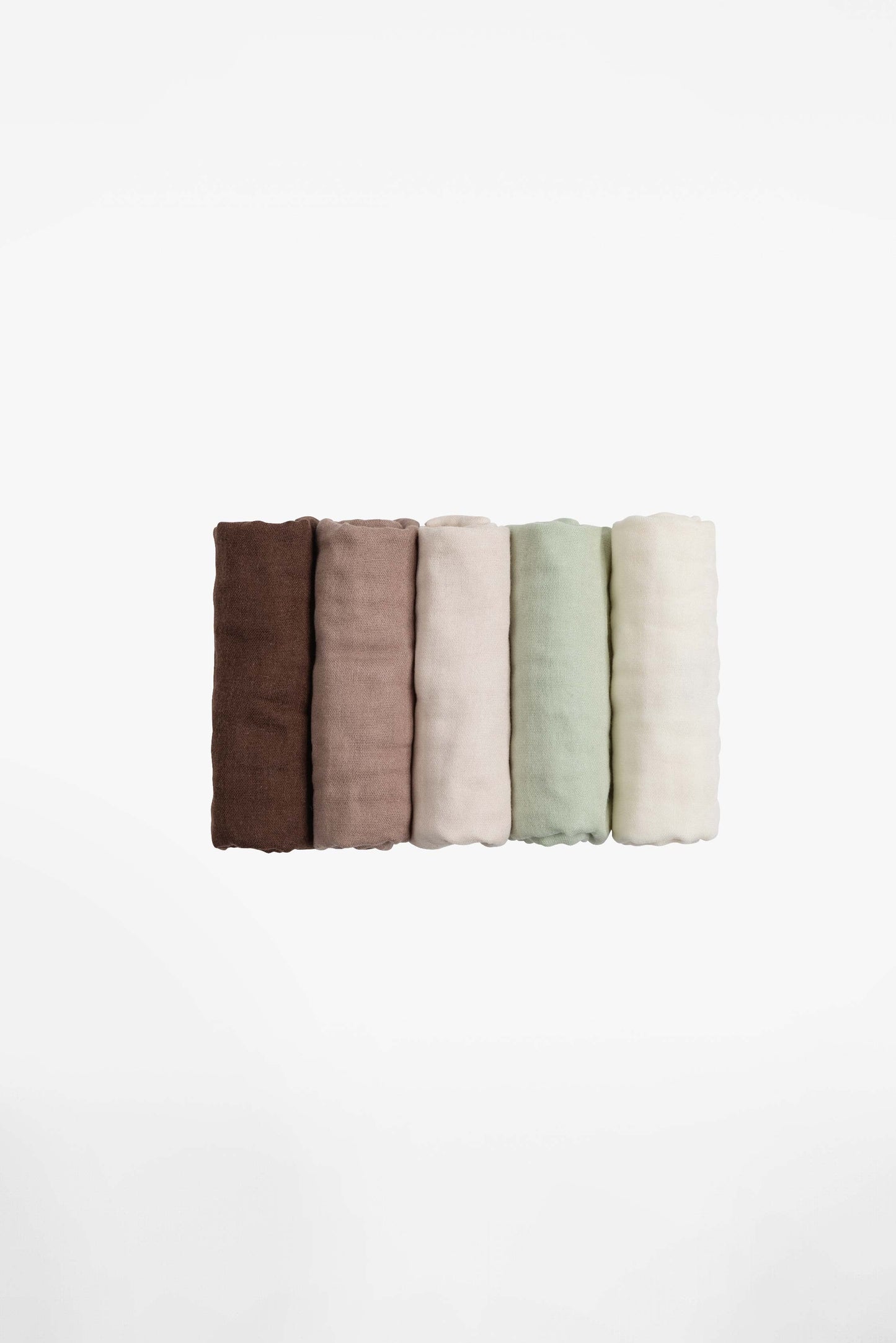 soft touch 11x11 bamboo newborn muslin cloths - cozy