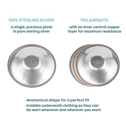 Silver nipple shields Koala Silver Cups